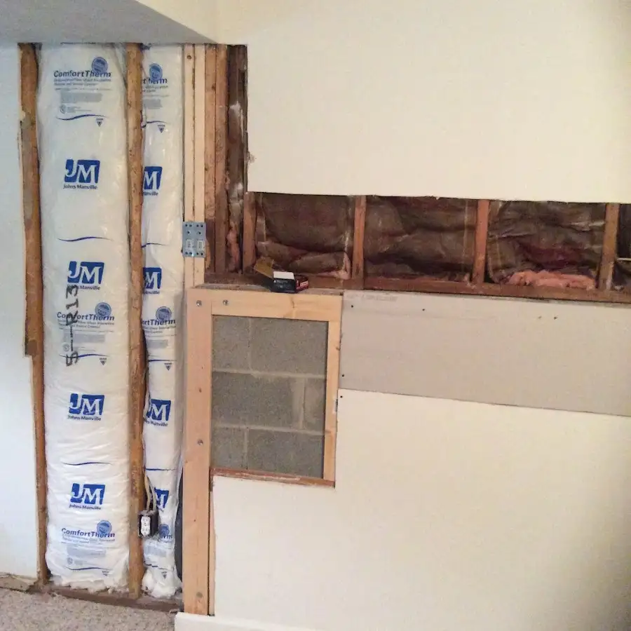 Wall insulation replacement during Odor Removal & Deodorization in Coral Gables
